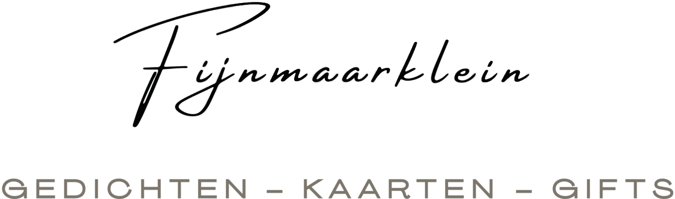 Fijnmaarklein – Gedichten · Kaarten · Gifts
